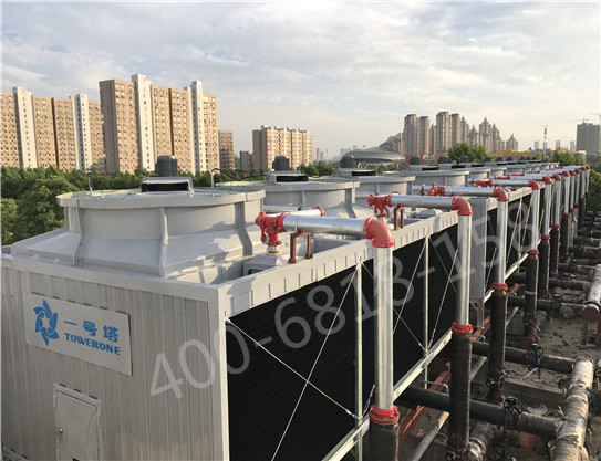 方形橫流低噪音冷卻塔